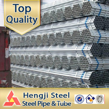 Welded steel pipes hot dip galvanized